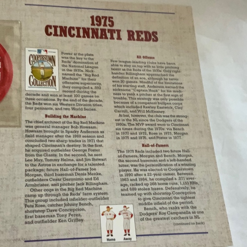 1975 Cincinnati Reds Patch - Picture 3 of 5